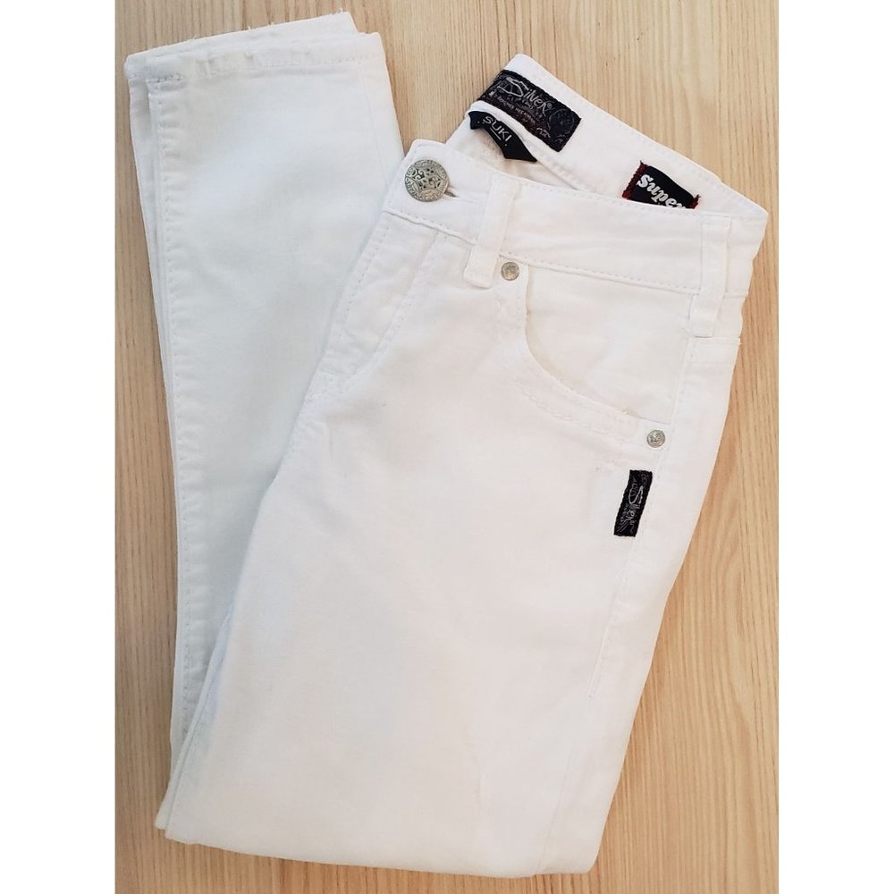Silver Jean ~ Suki High Capri Super Stretch ~ Size 25